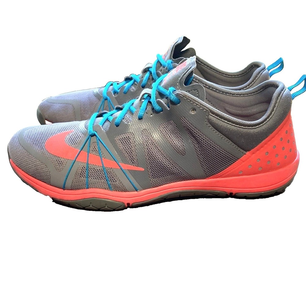 Nike Free Cross Compete Women 8.5 Training Running Neon Gray Sneaker 749421‎ 005